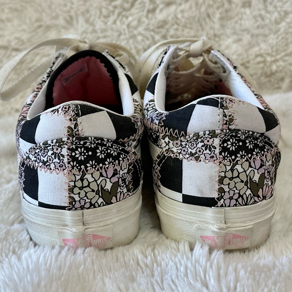 Vans Patchwork Old Skool Shoes Size 7 - image 3